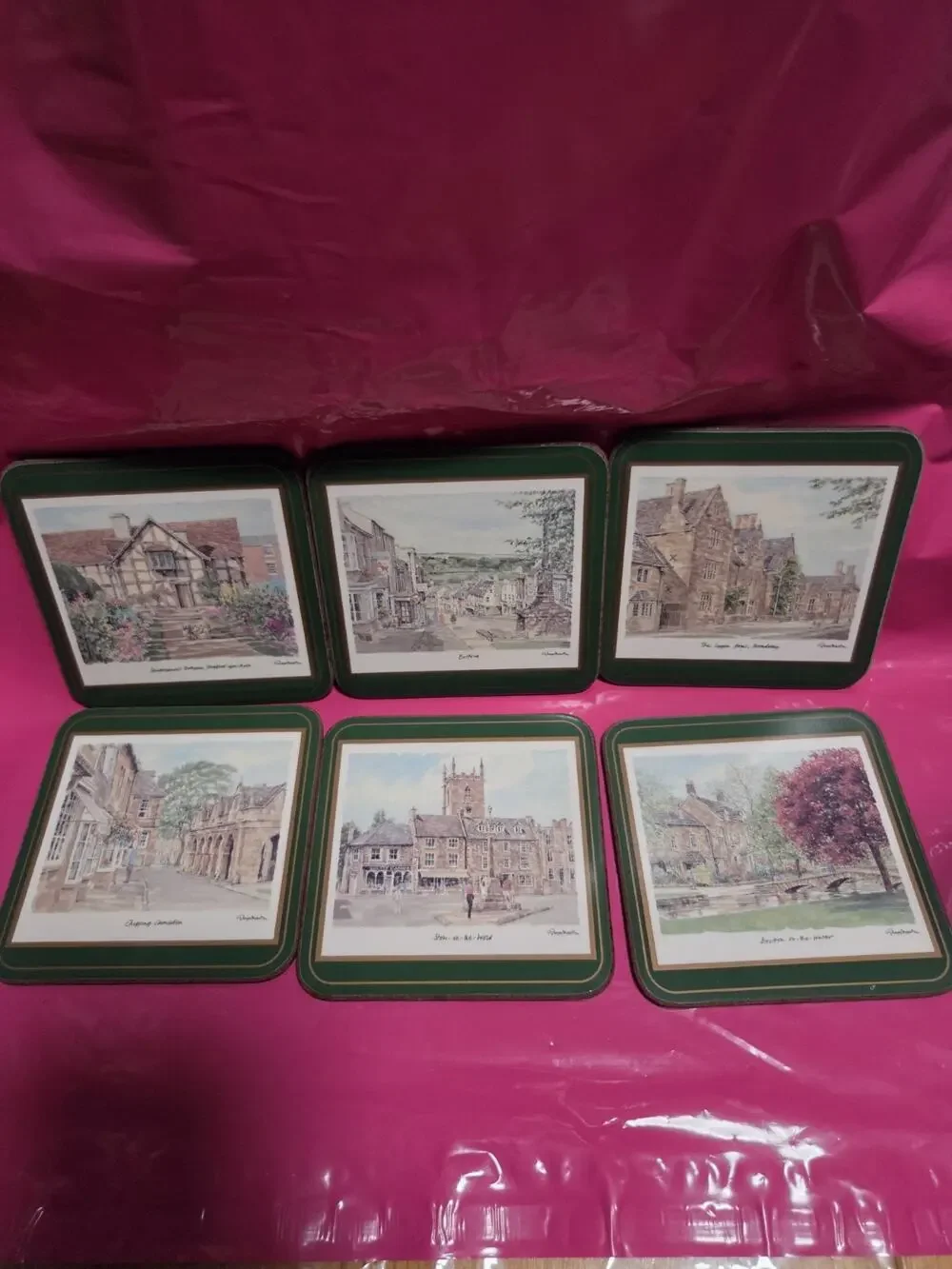 Vtg Pimpernel Set Of 8 